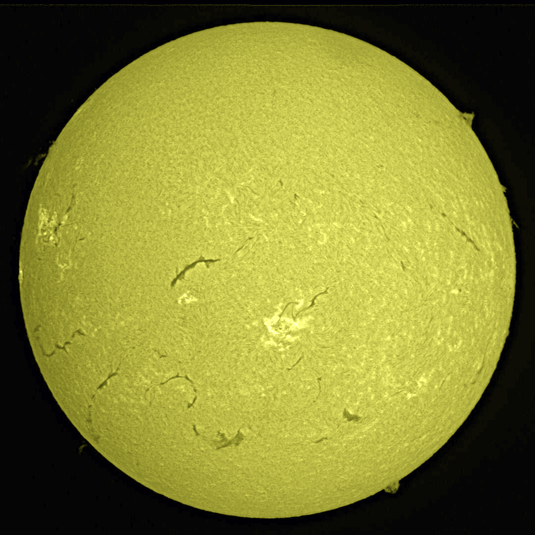 Le Soleil observé lors de l'événement On The Moon Again à Montargis